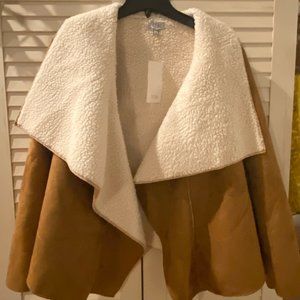 Tobi Camel Shearling Jacket